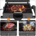 New Large Portable Trolley Barrel Charcoal BBQ Grill